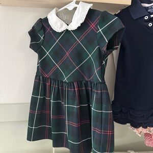 Baby Ralph Lauren Green Red Dress
